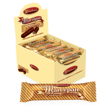  Batonik marcepan migdałowo - czekoladowy w czekoladzie 50 g